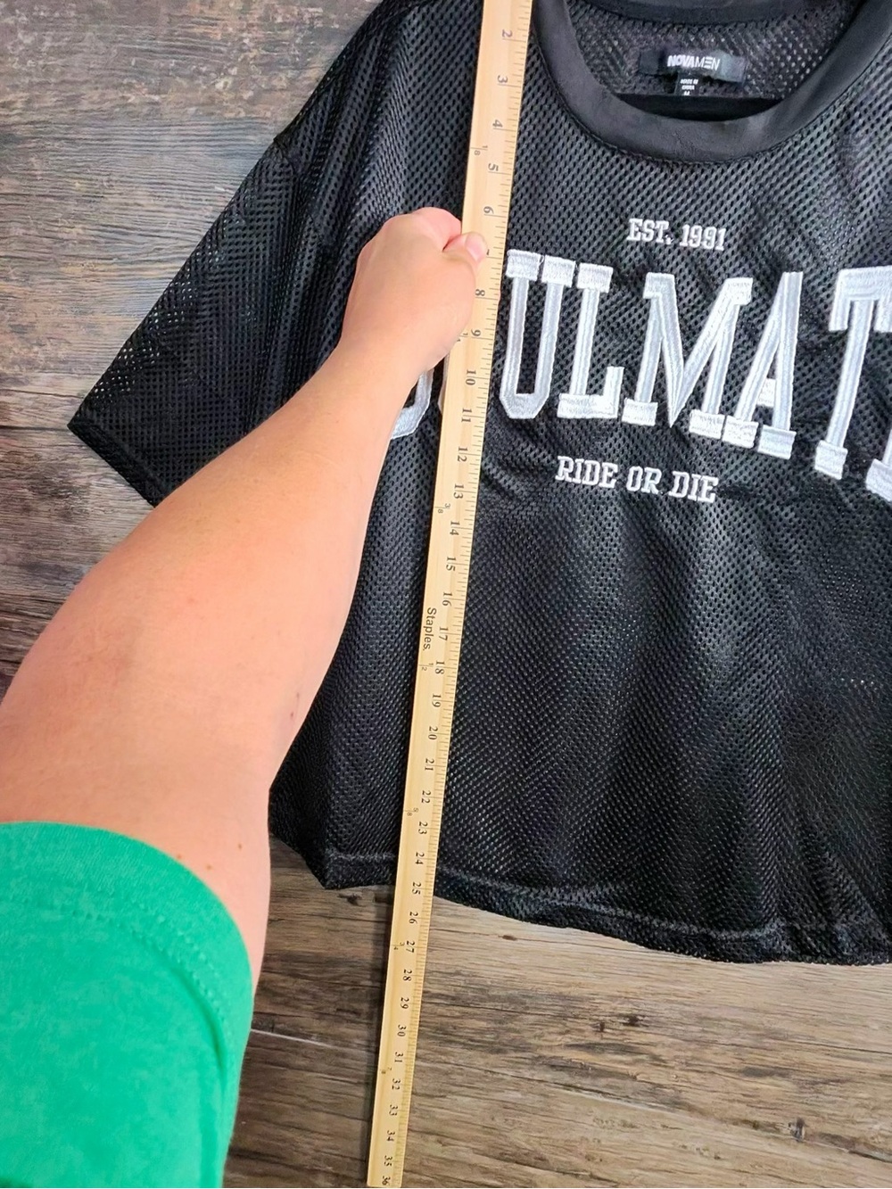 Soulmate Black Mesh Short-Sleeve Tee - Men - Picture 3 of 7
